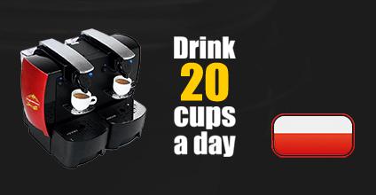 Boire 20 tasses par jour